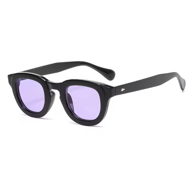 Vivid Oval Thick Sunglasses