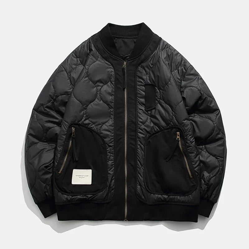 Quilted Thin Elegance Bomber Jacket