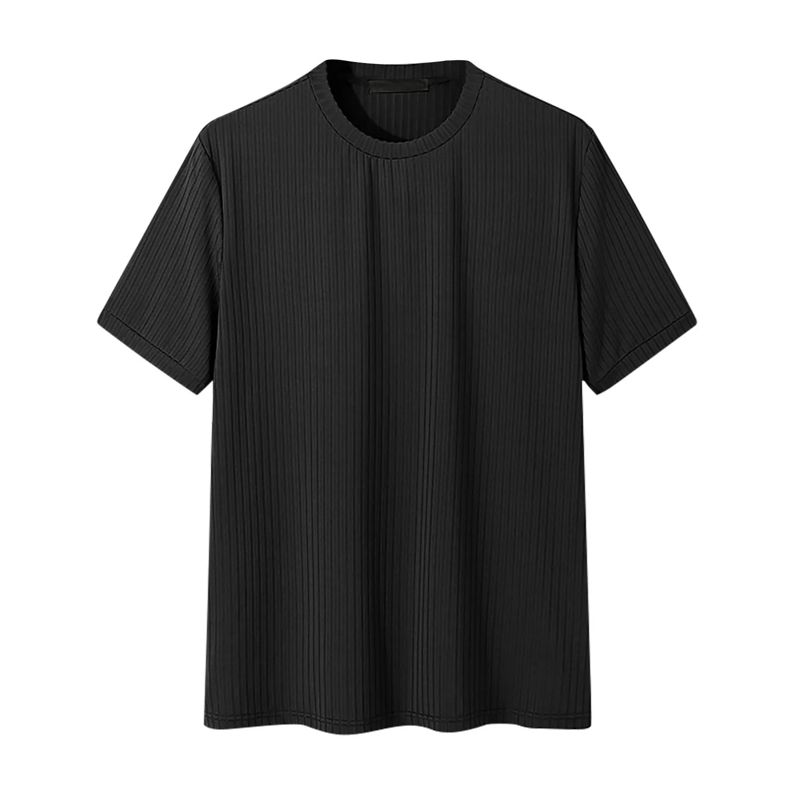 Black Ribbed knit henley tee, styled outfit