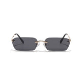Rimless Rectangle Sunglasses