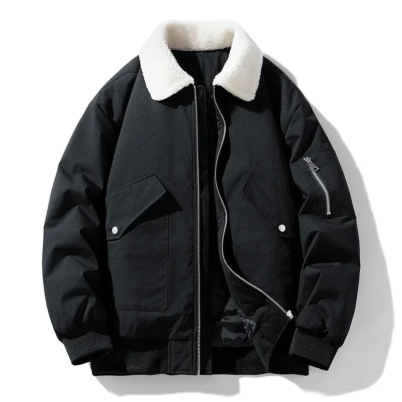 Sherpa Collar Bomber Jacket