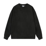 Streetwear Suede Sweatshirt