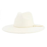 Wide Brim Suede Fedora Hat