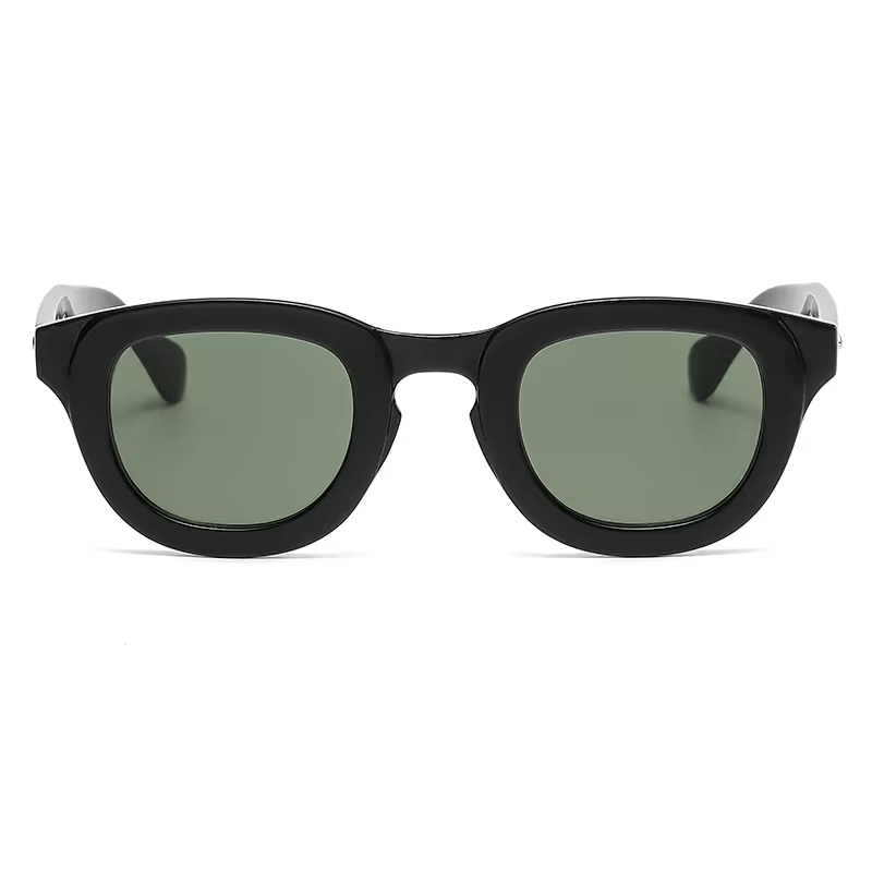 Vivid Oval Thick Sunglasses