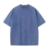 Blue t-shirt on a white background