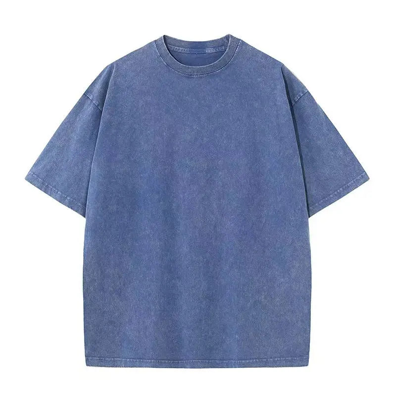 Blue t-shirt on a white background
