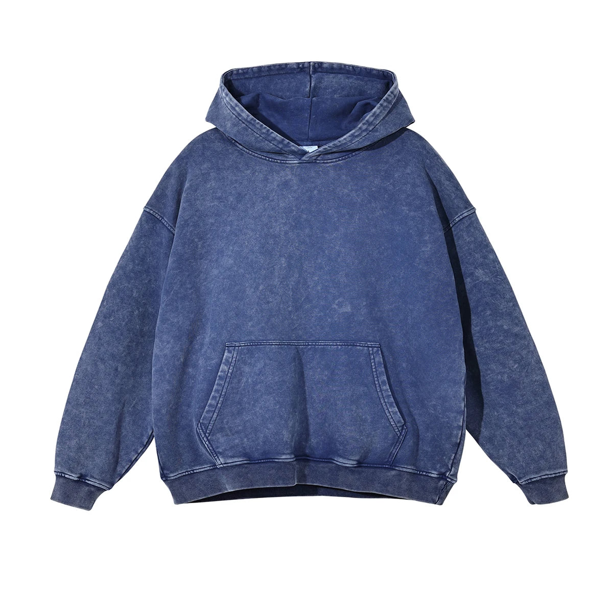 VFIVE UNFOUR Retro Washed Hoodie - Thick Cotton Oversized Winter Sweatshirt