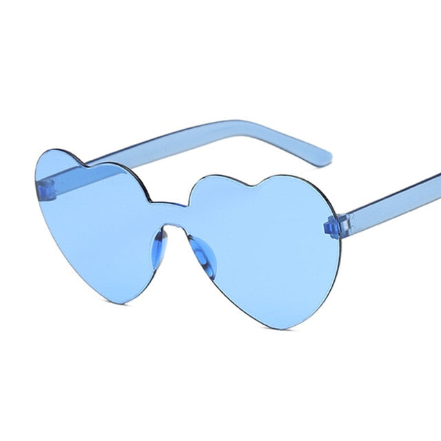 Blue sales heart sunglasses