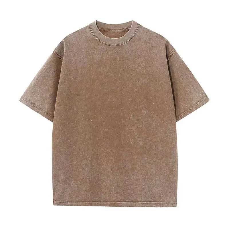 Brown t-shirt on a white background