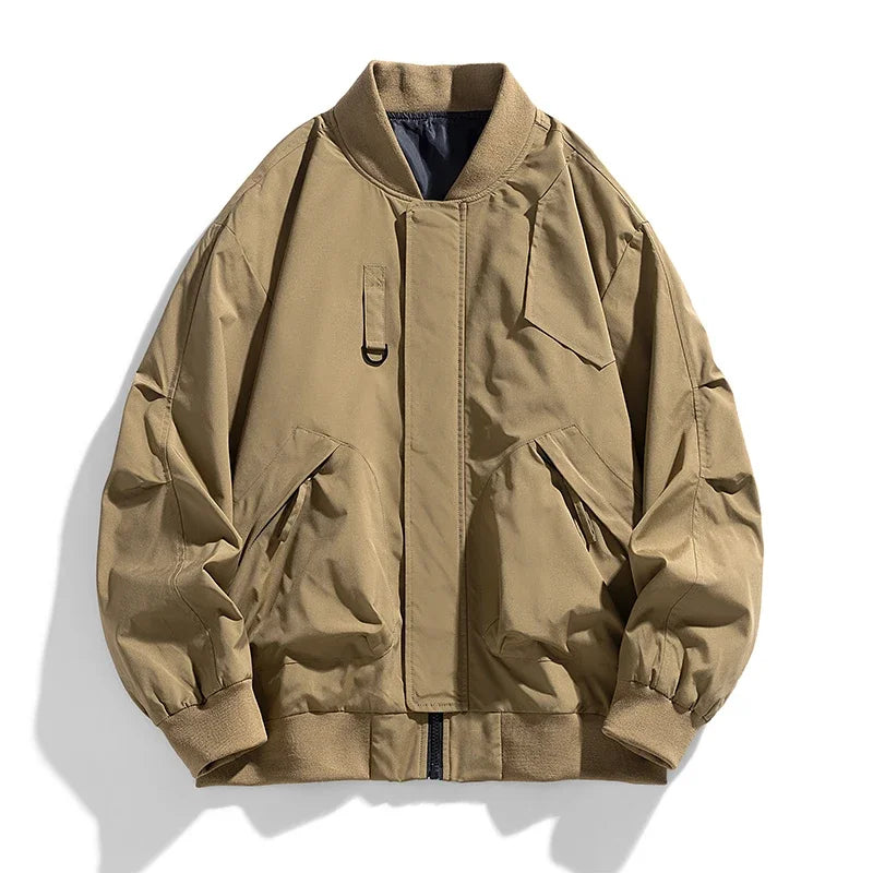 Oversized Streetwear Bomber Jacket