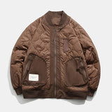 Quilted Thin Elegance Bomber Jacket