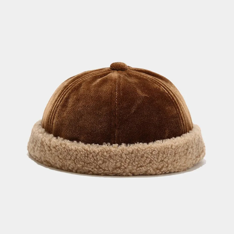 Shearling Brimless Hat