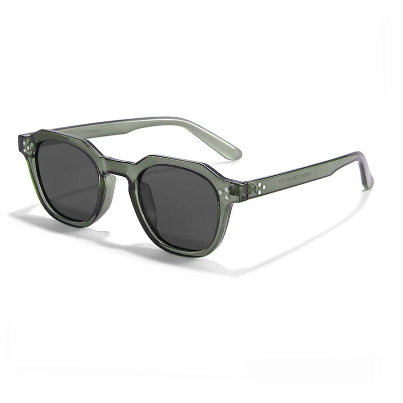 C24 Green Gray-Tr90 Square polarized sunglasses — colorway variant view 1