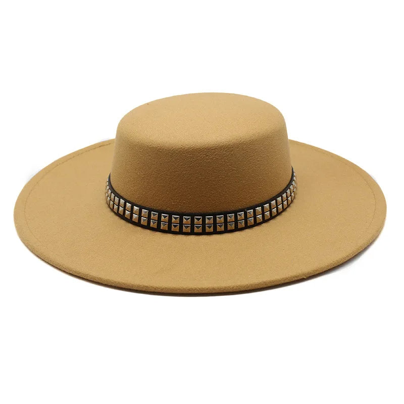 Stylish City Wide Brim Fedora Hat