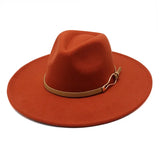Caramel Colour Wide-brim fedora hat colorway detail shot