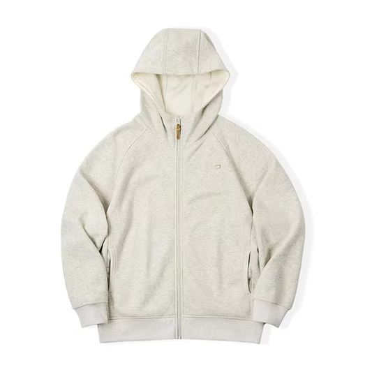 Classic Gray Zip-Up Hoodie