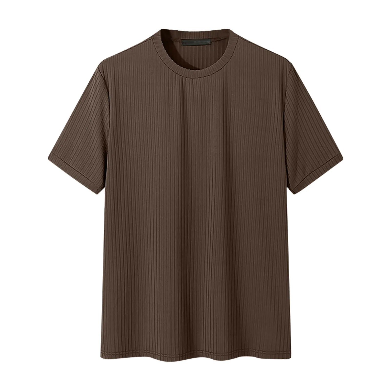 Coffee Ribbed knit henley tee, multiple colorways