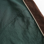 Color block windbreaker jacket, ribbed cuff detail