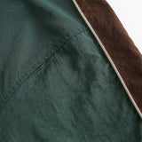 Color block windbreaker jacket, ribbed cuff detail