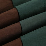 Color block windbreaker jacket, worn front view