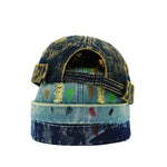 Denim docker cap in alternate colorway