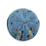Denim docker cap in third colorway option