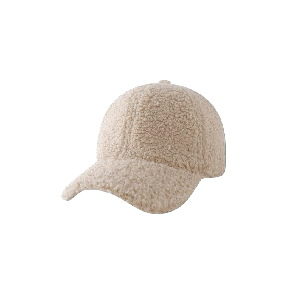 Fluffy Baseball Cap – Cozy Winter Streetwear Hat