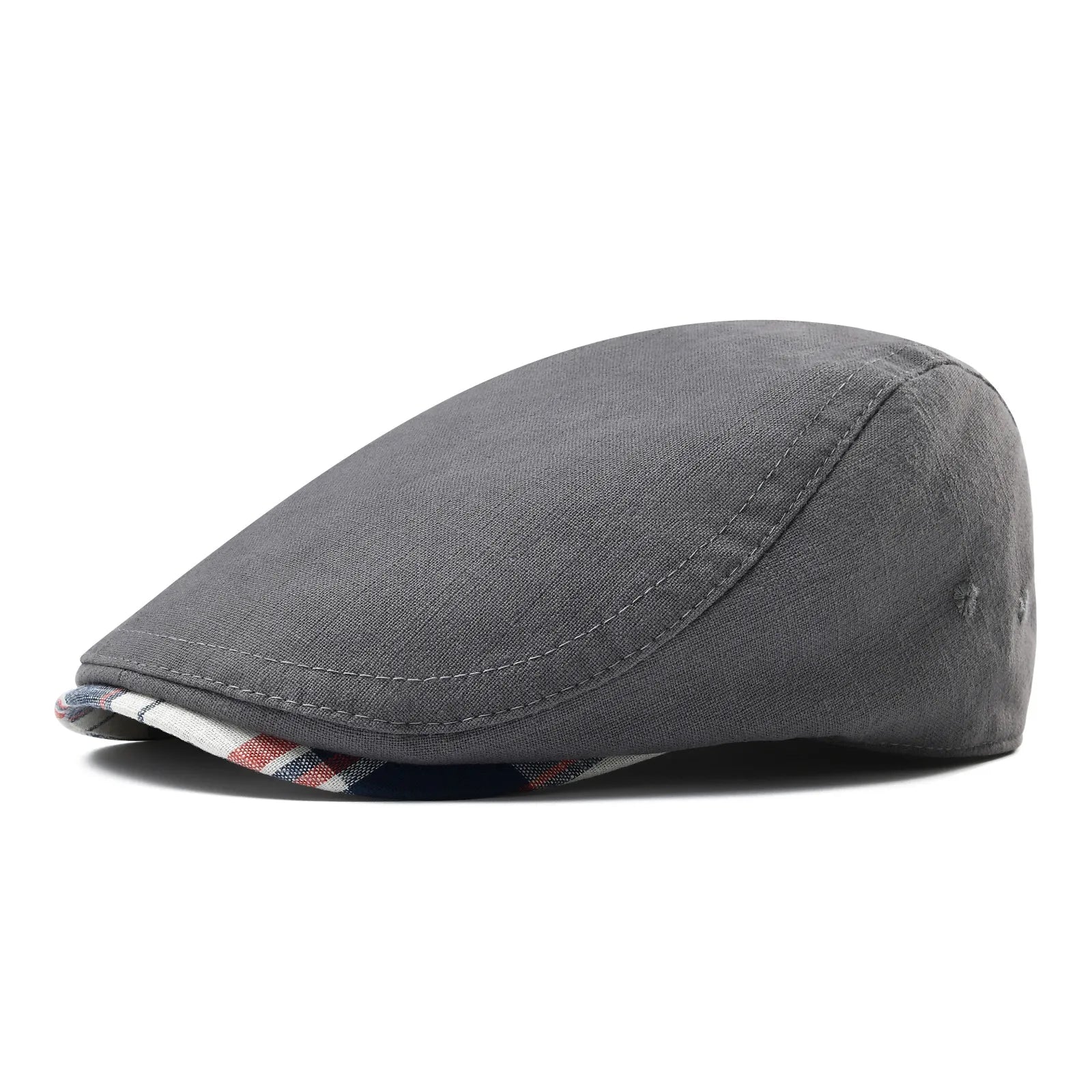 Linen Flat Scally Cap