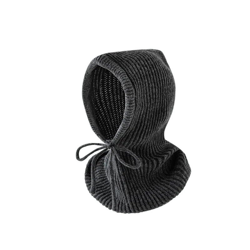 Winter Knit Balaclava Hood – Windproof Fleece-Lined Face Mask and Beanie