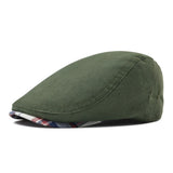 Linen Flat Scally Cap