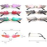 Fire Flame Sunglasses Women