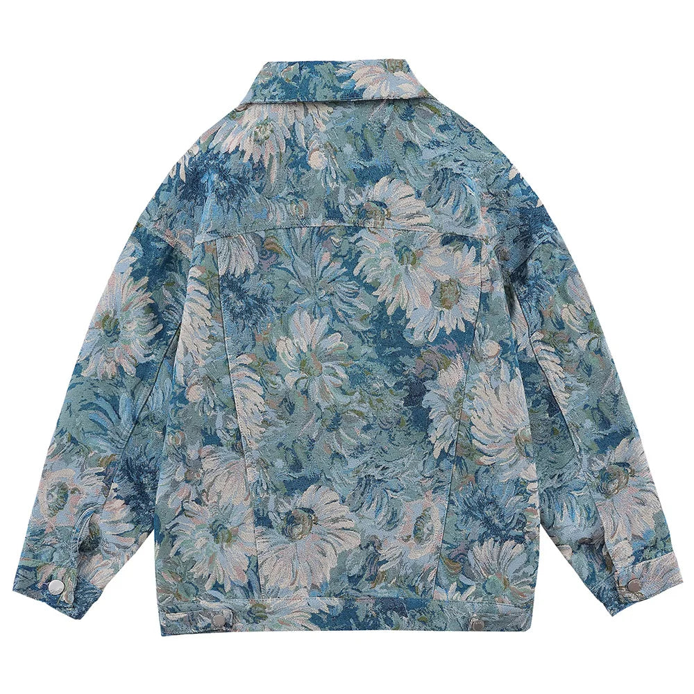 Floral Denim Jacket