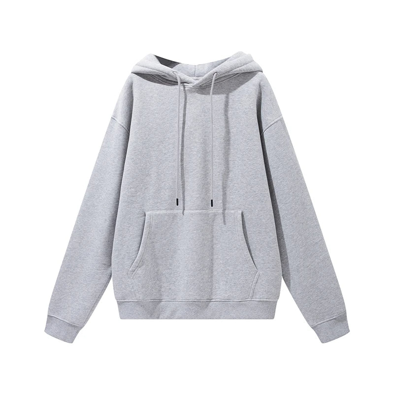 Thick Fleece Hoodie – Oversized Winter Streetwear Pullover