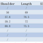 Size chart for Beige Shacket — Geometric Pattern Patchwork Shirt Jacket