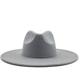 Sleek Wide Brim Fedora Hat