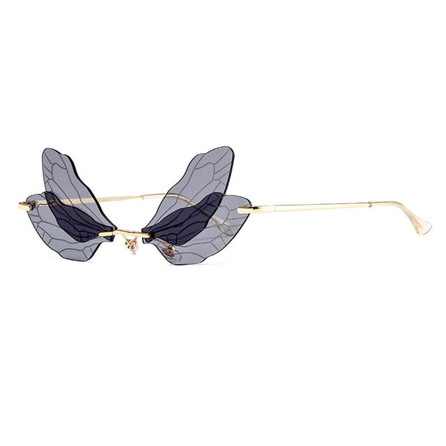 Vintage Dragonfly Steampunk Sunglasses