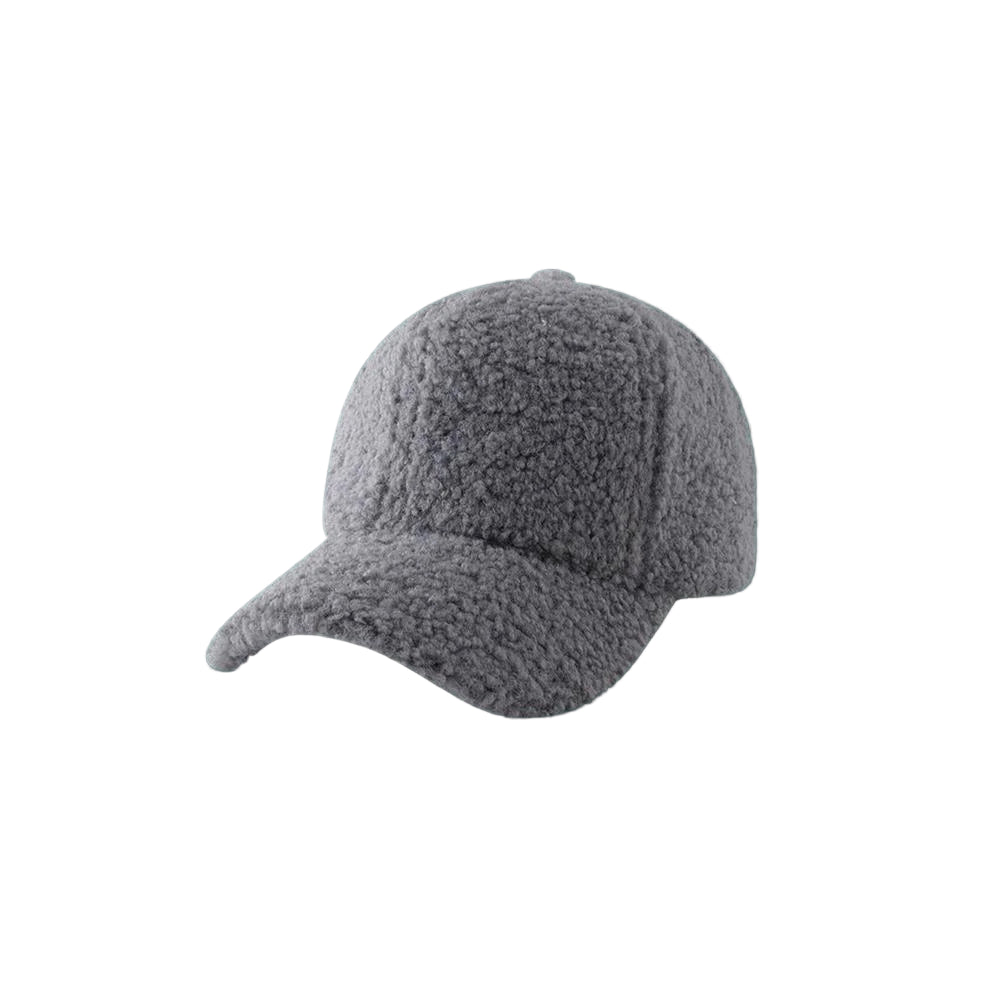 Fluffy Baseball Cap – Cozy Winter Streetwear Hat