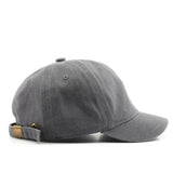 Gray baseball cap on a white background with 'grey' text above it.