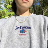 Gray San Francisco Crewneck