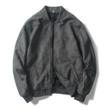 Classic Suede Bomber Jacket