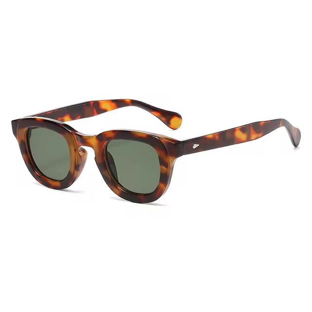 Vivid Oval Thick Sunglasses