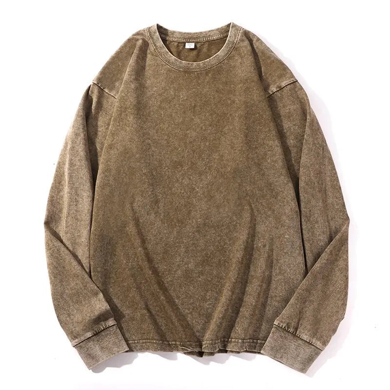 Brown sweatshirt on a white background