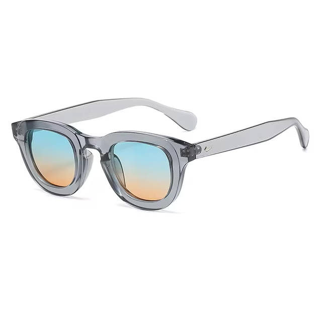 Vivid Oval Thick Sunglasses