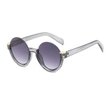 Half Frame Round Sunglasses