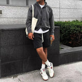 Grey Mist Zip-Up Hoodie