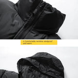 Nuptse Jacket Streetwear Oversized Hidden Hood