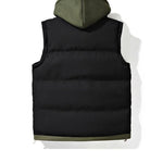 Hooded puffer vest — lifestyle shot 6