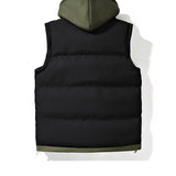 Hooded puffer vest — lifestyle shot 6