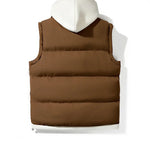 Hooded puffer vest — lifestyle shot 8