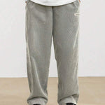 Image Color 6 Corduroy straight-leg pants worn, front